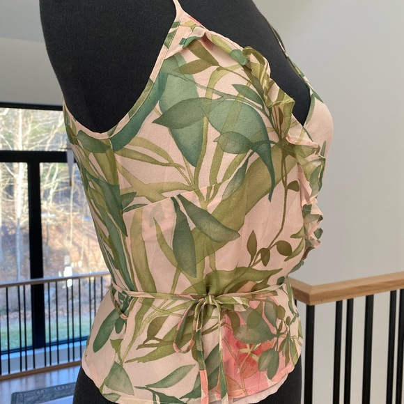 Ann Taylor Strappy Wrap Top - Picture 3 of 4